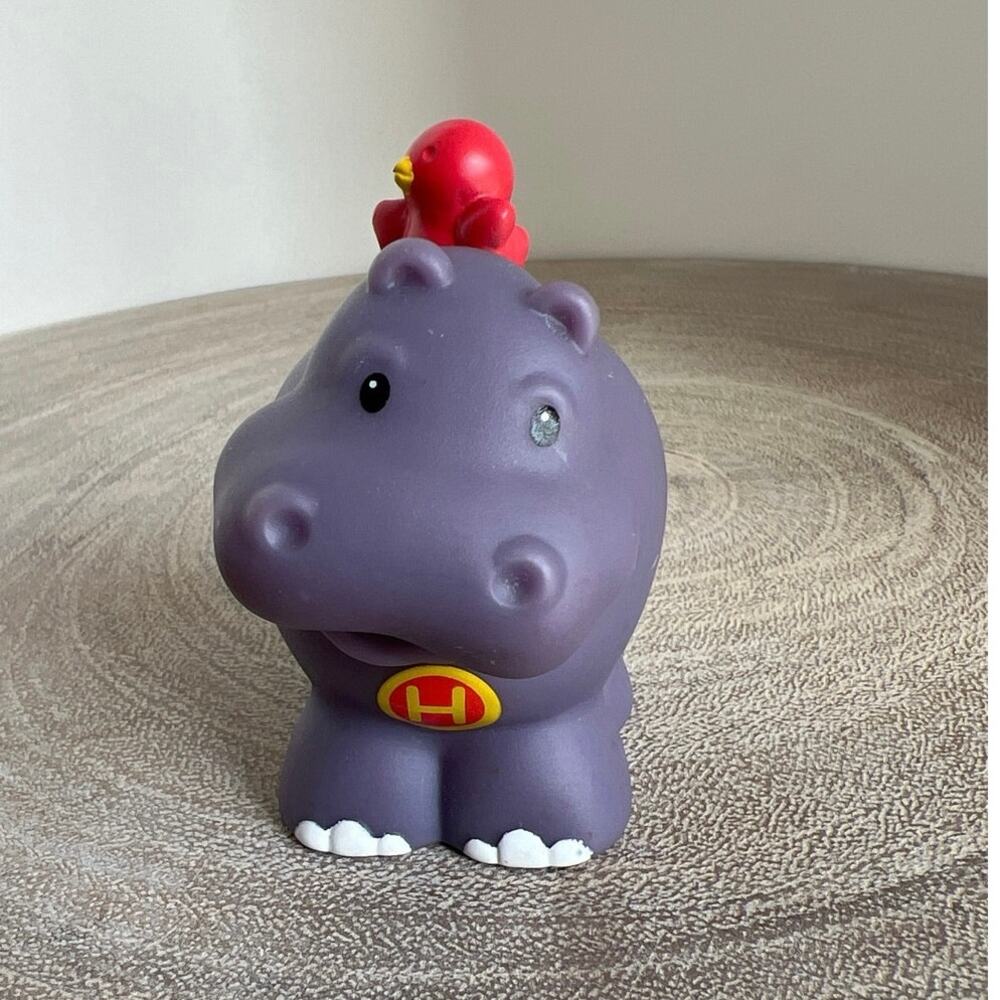 Fisher-Price Little People Alphabet ABC Zoo Animals H Hippo Hippopotamus 2004
